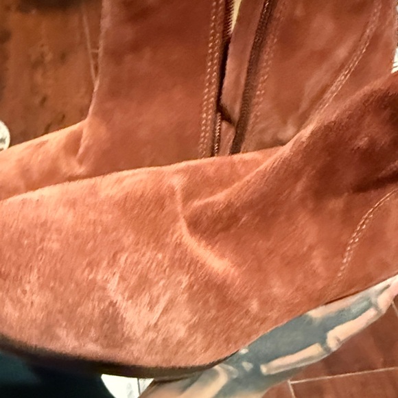 Lucky 🍀 Brand Suede Ankle Boots in Toffee coffee Brown Sz.8 - Picture 6 of 13